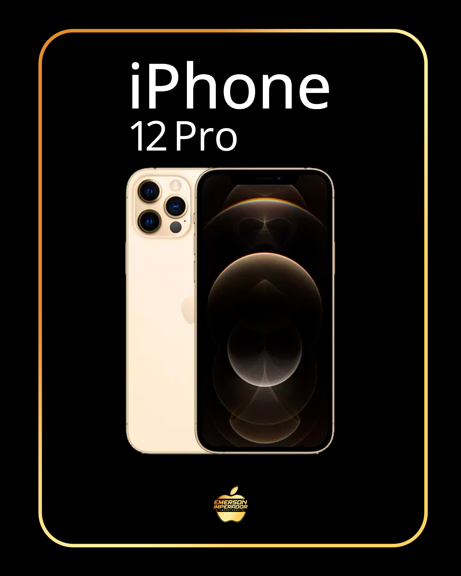12 pro dourado