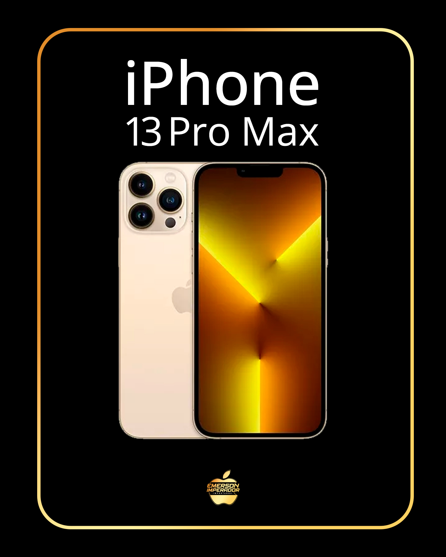 13 max dourado