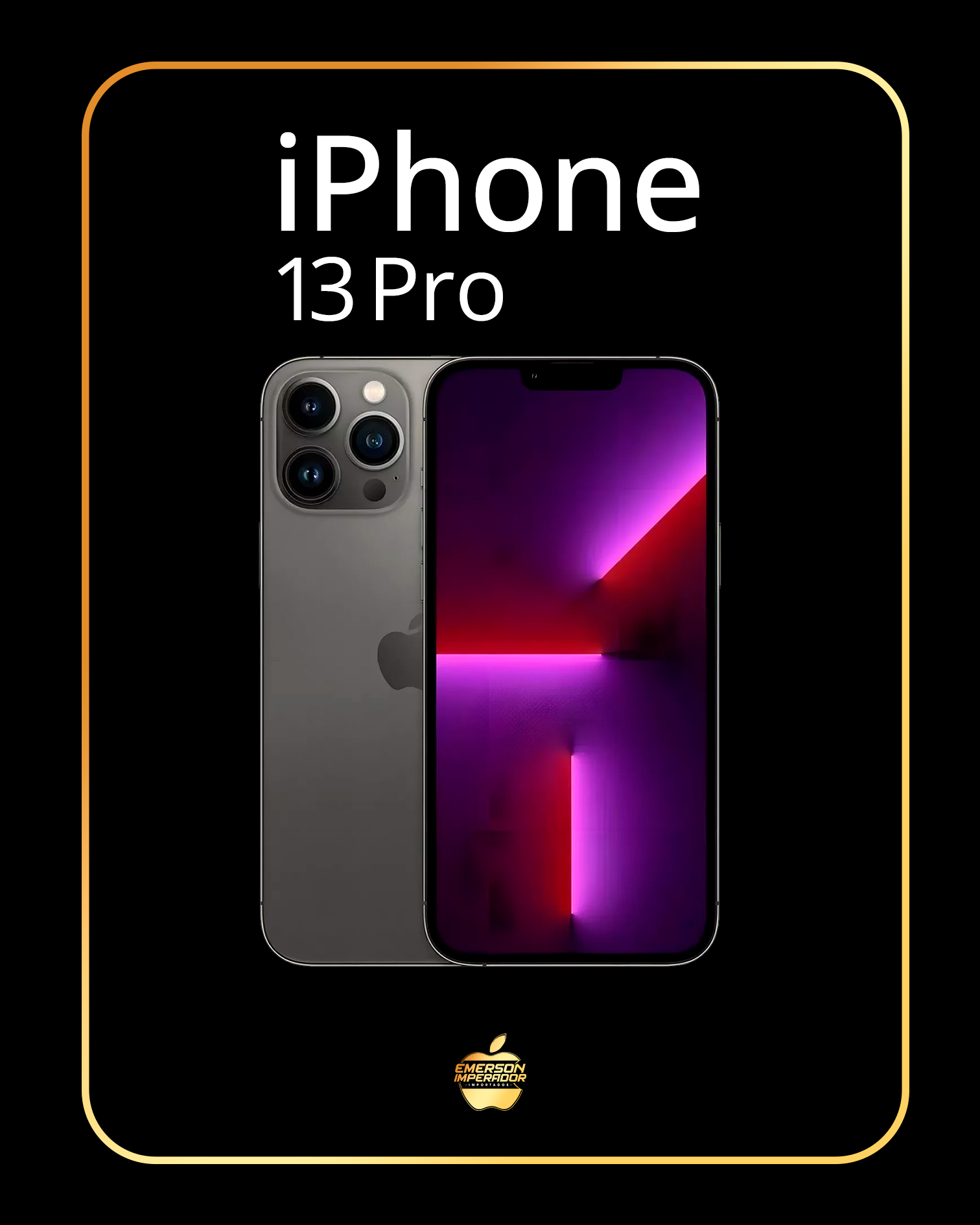 13 pro preto