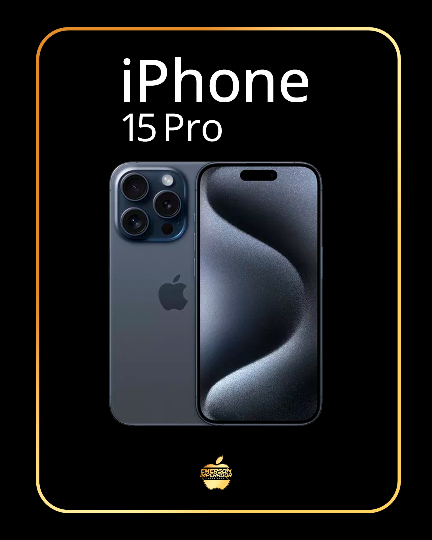 15 pro preto