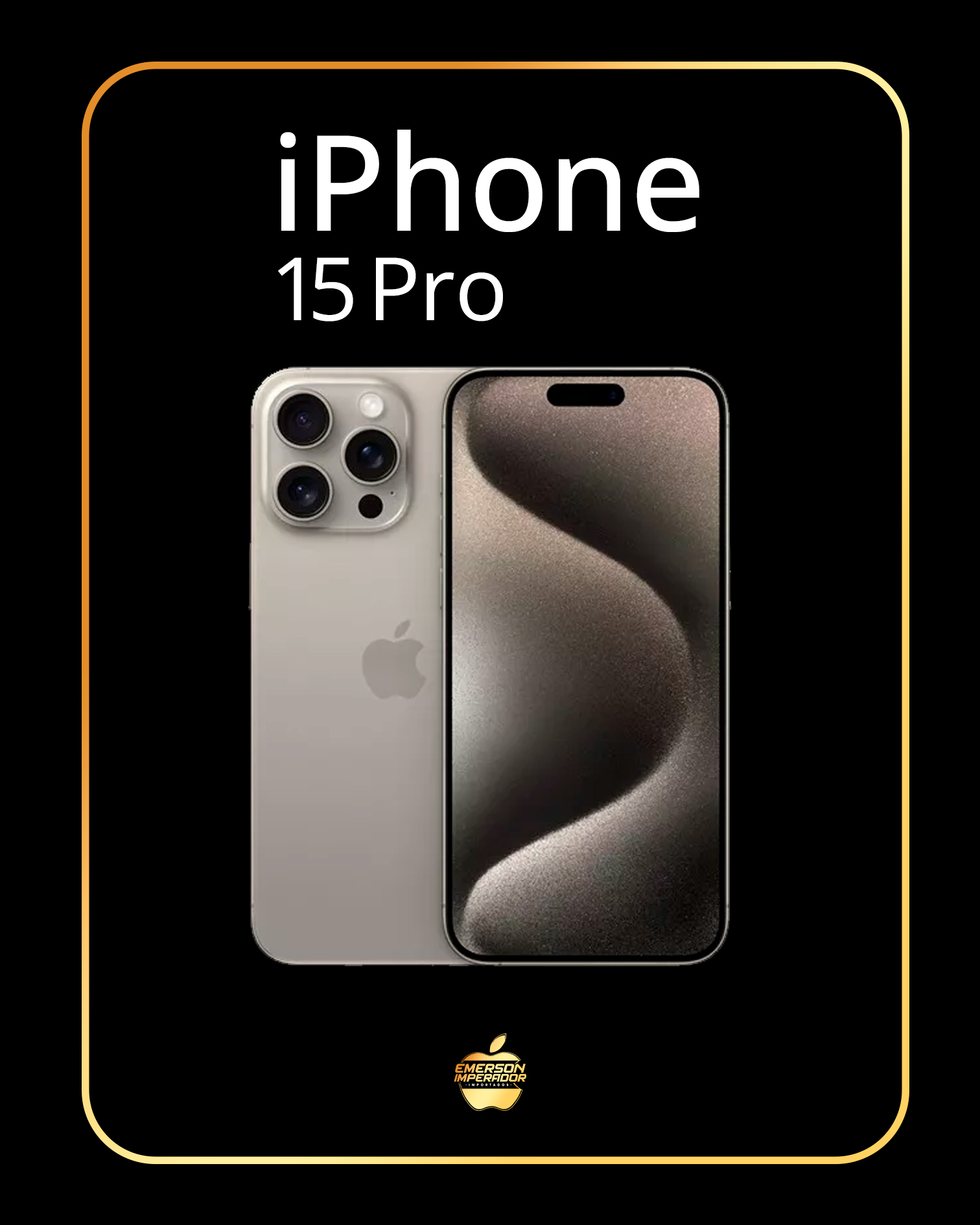 15 pro titânio