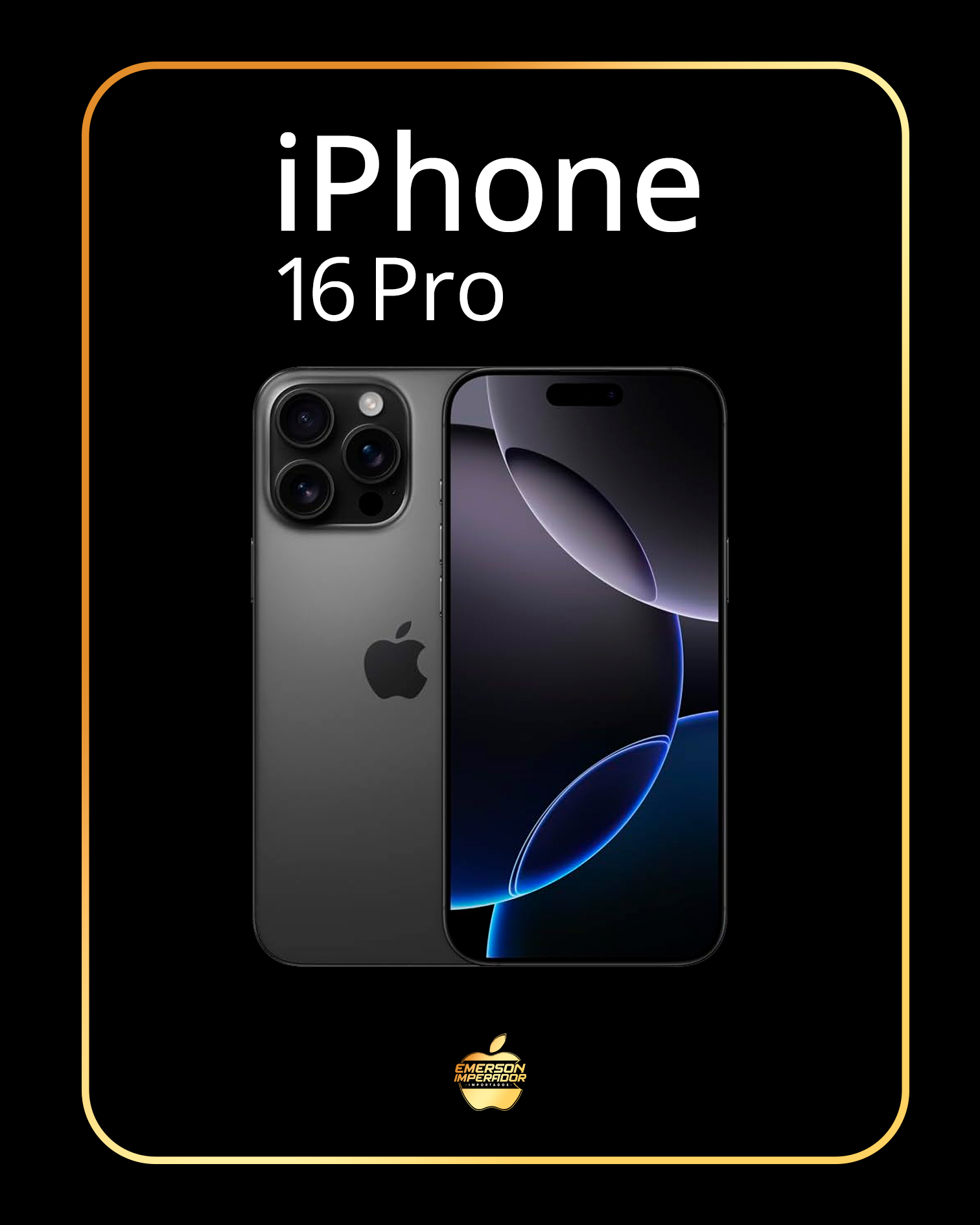 16 pro preto