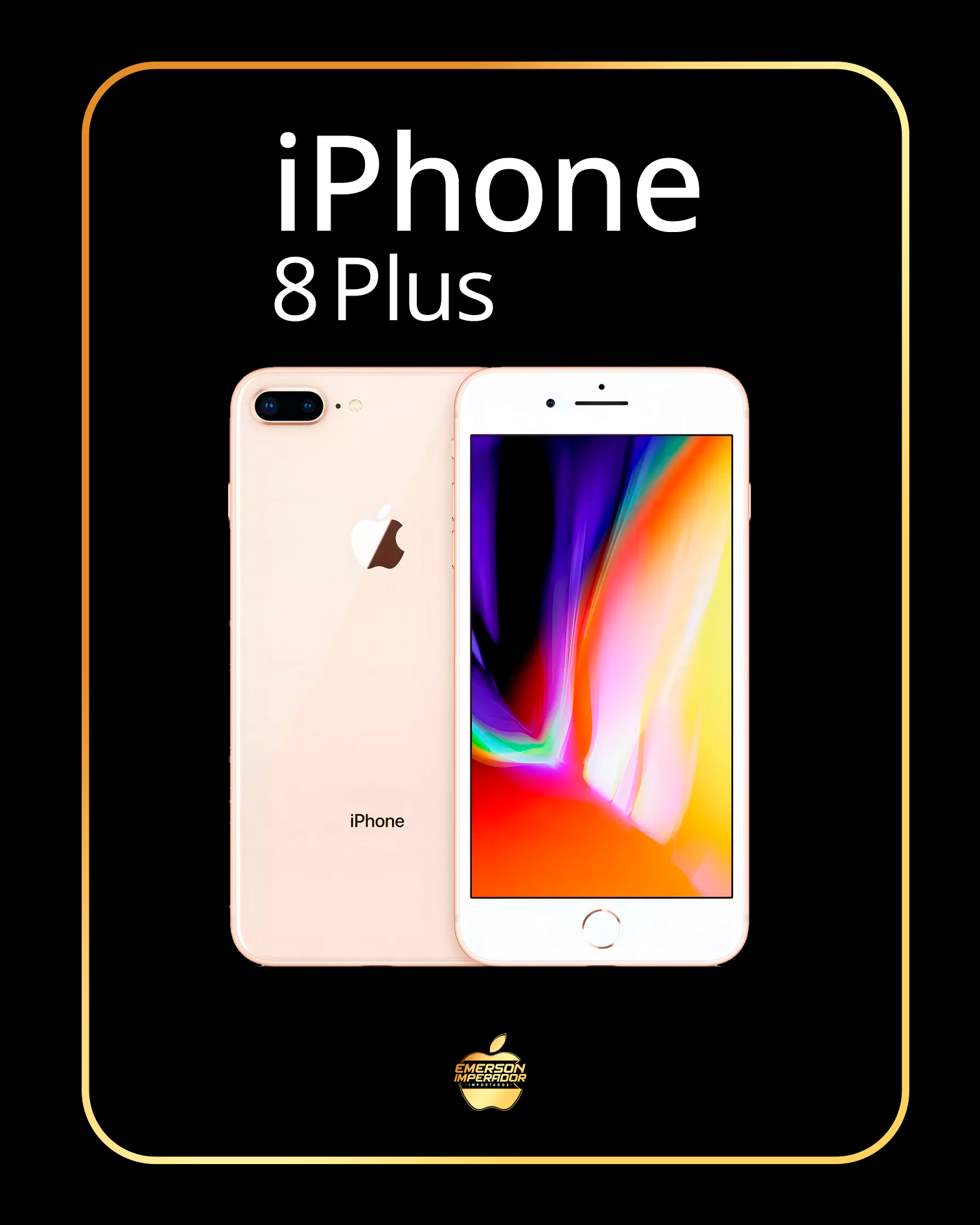 8 plus dourado
