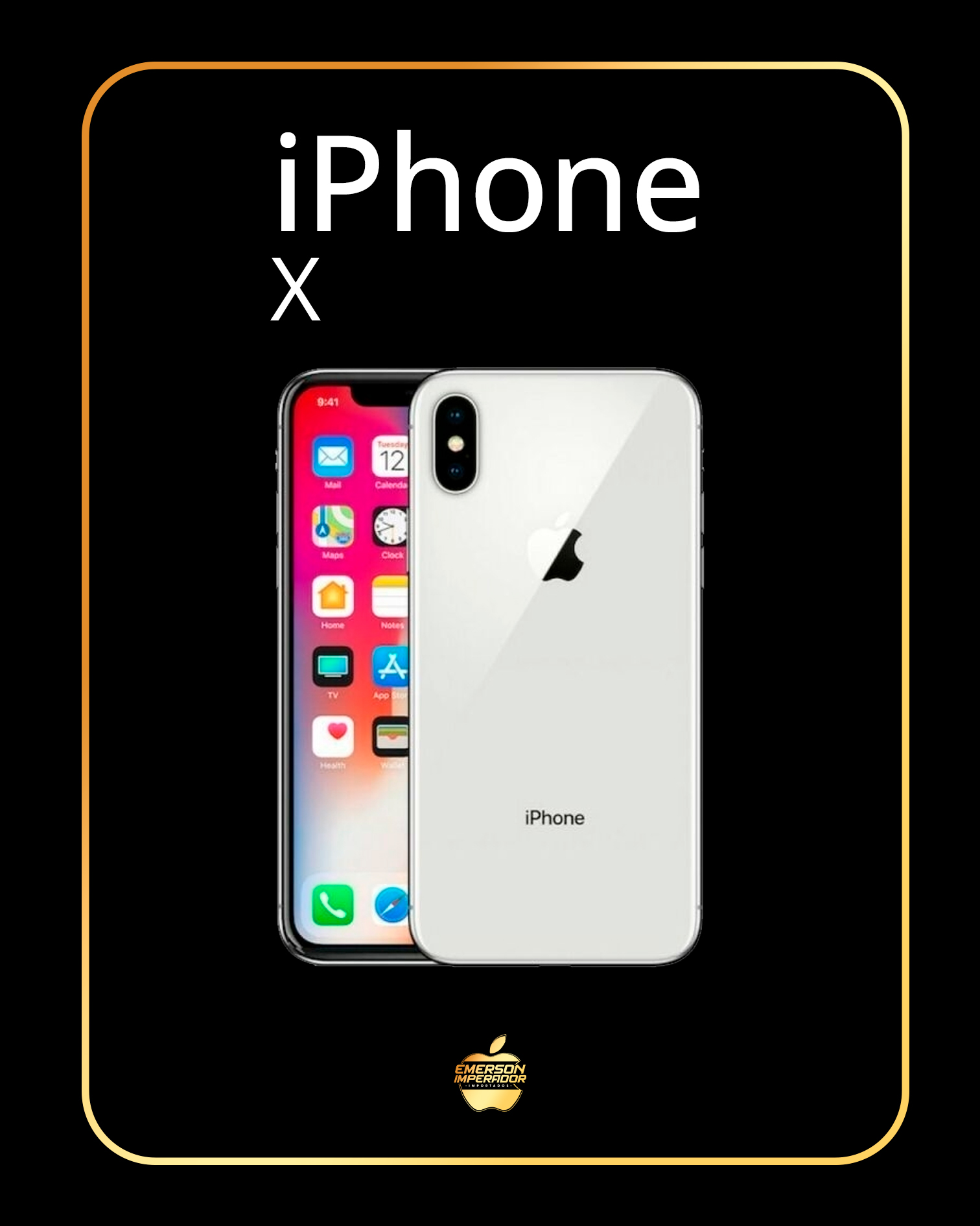 x cinza